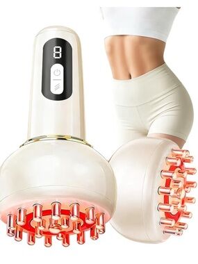 Amazon Women's Cream & Rose Gold Body Massage & Slimming Device